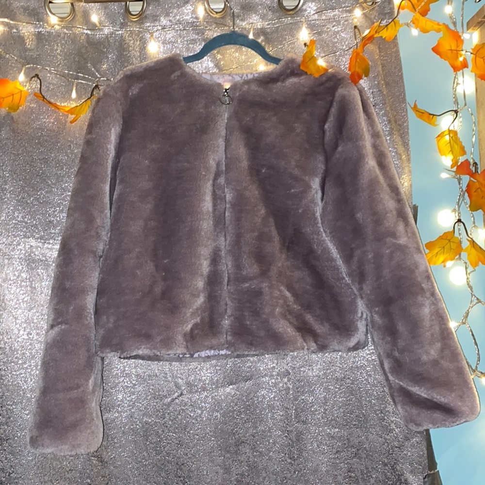 Faux Fur Jacket, lightly worn